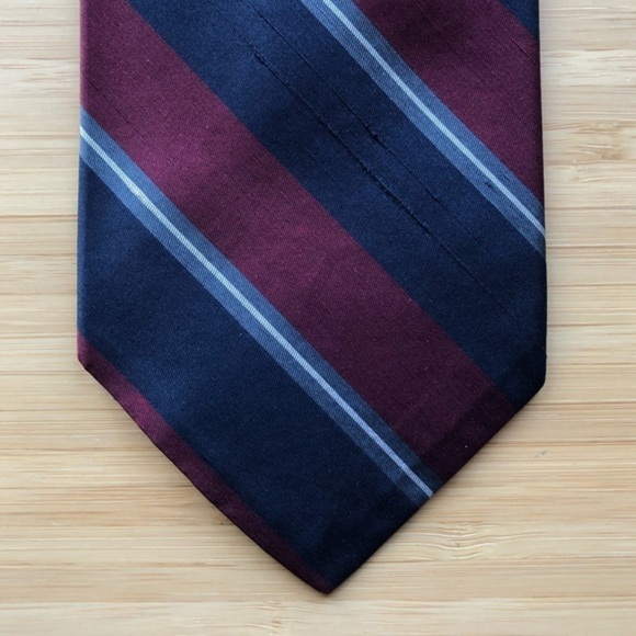 Robert Talbott For The Highlander Silk Tie Maroon - Picture 6 of 6